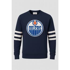 MSRP $140 ✨ Edmonton Oilers Hockey Sweater – XL | Classic Navy ✨ SAME DAY SHIP
